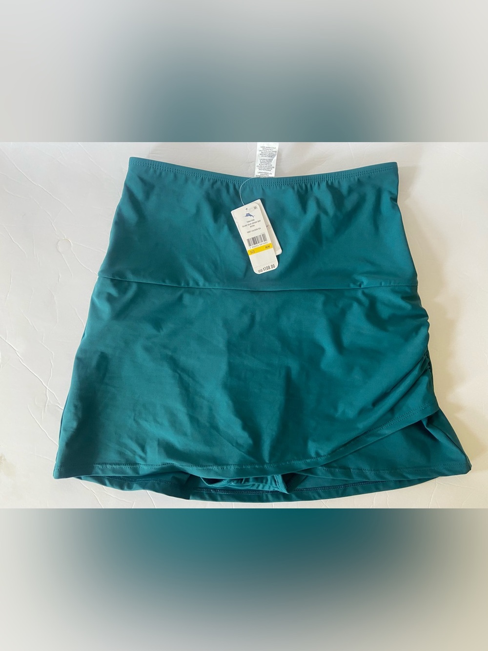 NWT Tommy Bahama Swim Skirt High Waisted Contour Emerald Green - Sz medium